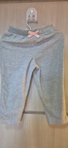 Calça Carter's fleece cinza TAM 24M