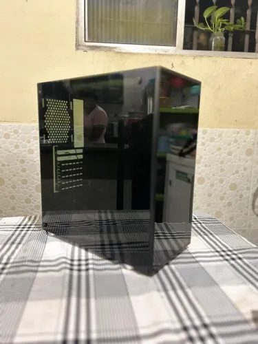 GABINETE GAMER DE VIDRO ALL BLACK SEMI NOVO EM BOAS CONDIÇÕES