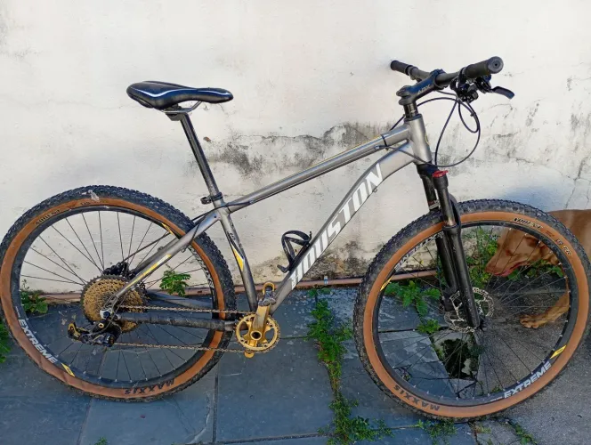 Bike mtb aro 29, quadro 17 alumínio Houston