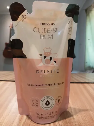Loção desodorante hidratante