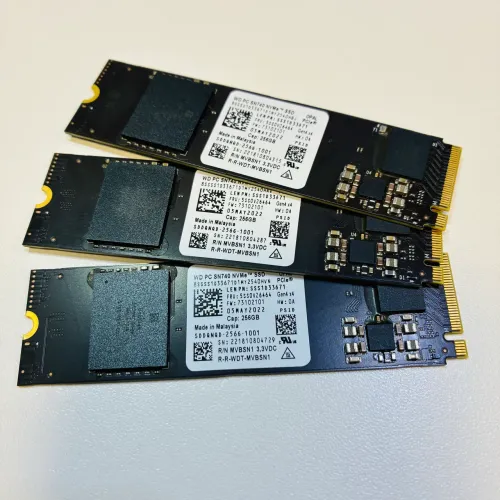 Kit 3 SSD Nvme 256GB WD Black SN740