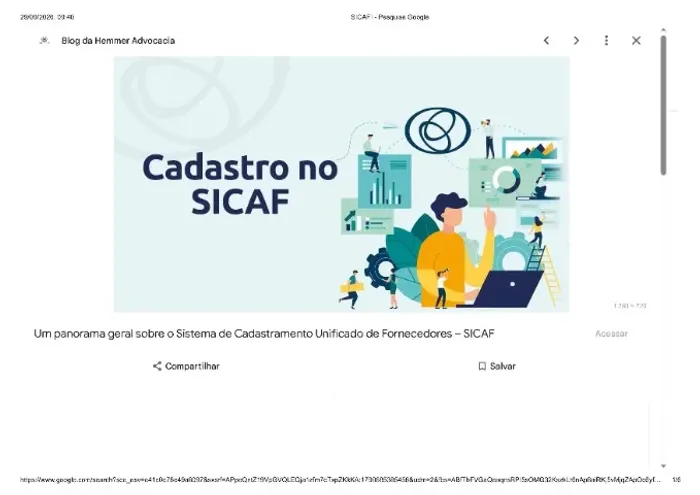 INSCRIÇÃO DE EMPRESA NO SICAFI