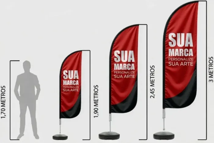 Wind Banner Premium Personalizado Kit Completo !!!