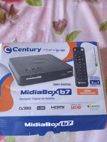 Century média b7 box tv aberta novo
