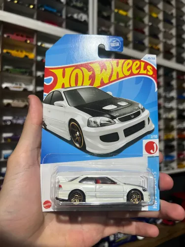 Hot Wheels Honda Civic Si Branco 1/64