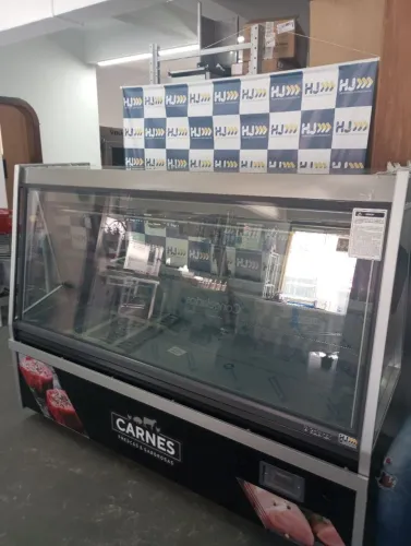 NZ. Balcão vitrine açougue 2 metros Gelopar com desembaçador no vidro
