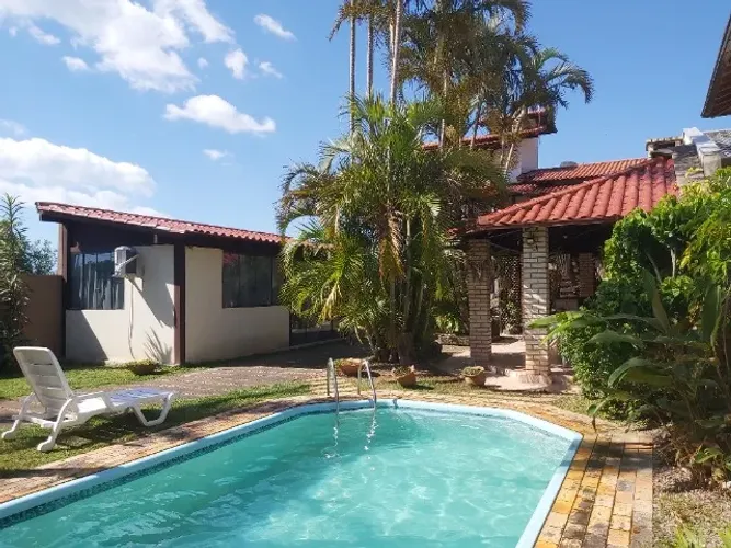 Casa 5 dorms, ar, piscina, Campeche, Fpolis, COD109