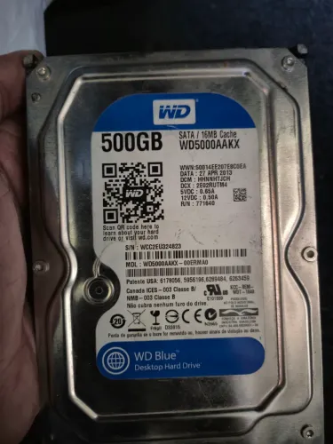 3 HDs 500GB e 1 HDD 1TB