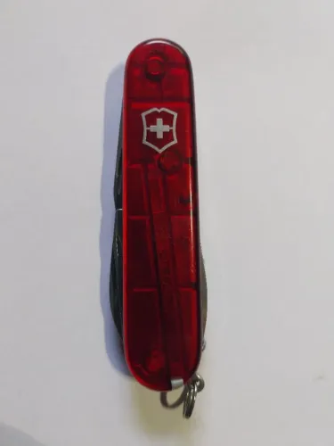 Canivete Victorinox Spartan Vermelho Translúcido, com 12 funções