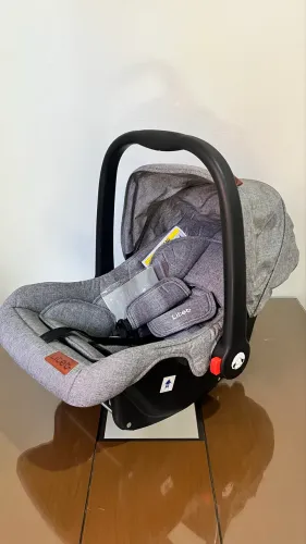Bebê conforto litet cinza mescla novo