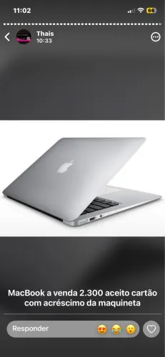 Vende-se MacBook Air  (2017) - 8GB RAM - 256GB SSD - Cinza Espacial 