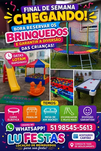 Locação de brinquedos ?