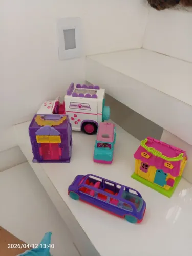 Brinquedos da Polly e o kit 