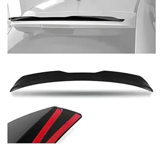 Aerofólio Universal Hatch Vw Fiat Gm Renault Black Piano