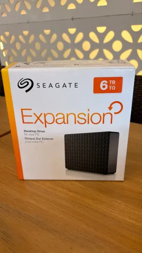 Hd 6tb Externo Seagate Expansion Preto - Disco Rígido