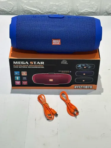 Caixa de Som Charge 3 Primeira Linha Mega Star 