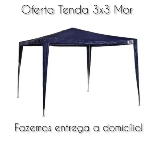 Tenda 3x3 Mor (Pronta entrega) Gazebo Ráfia 