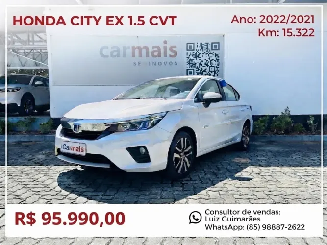 Honda City Sedan EX 1.5 Flex 16V 4P Aut. 2022