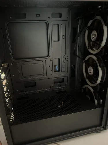 Gabinete Snake Com 3 Fans e Fonte Gamer de 500W