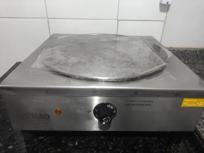 Creperia/chapa/panquequeira elétrica 