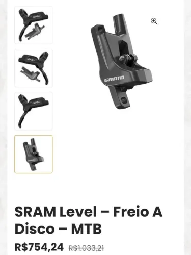 Freio hidráulico para bicicleta