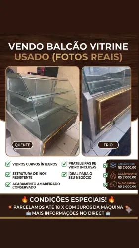 Balcão para padaria, lanchonete, restaurante( ótima oportunidade)