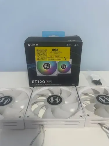Ventoinhas Lian Li - ST 120 White RGB