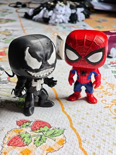 Fundos Pops Venom + Homem Aranha