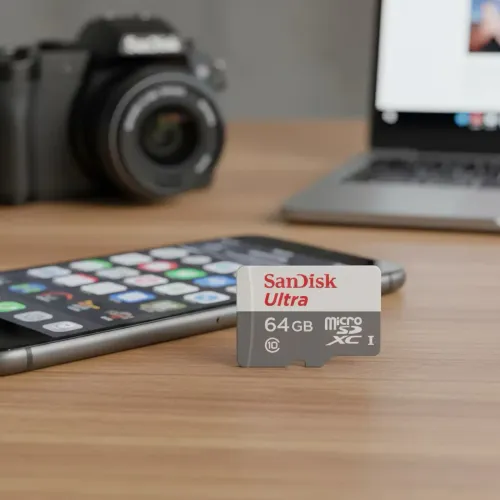 Cartão Memória 64GB Micro Ultra 100MBs Sandisk Original