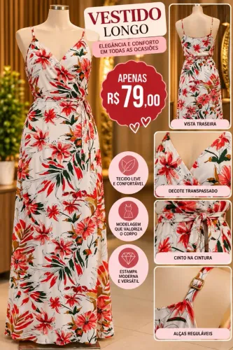 Vestido florido