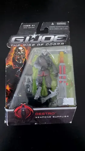 Boneco GiJoe Destro Weapons Supplier Tge Rise of Cobra