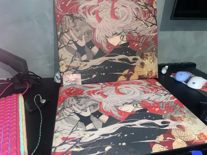 Mousepad Abyss Gaming Red Carmesin