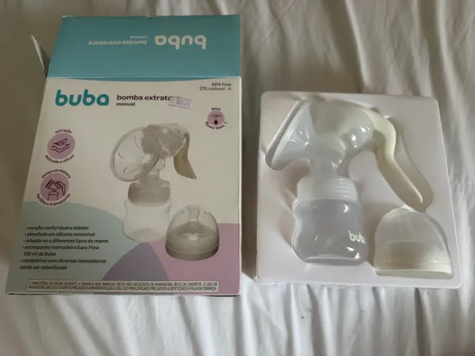 Bomba Extratora de Leite Manual - Buba 120ml