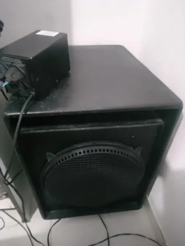 Módulo amplificador,mesa+2 caixas ciclotton