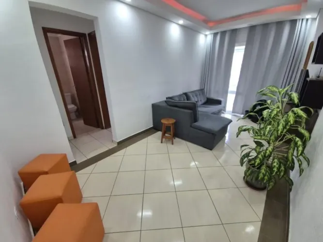 Apto de 1 Dorm, sacada, 58 m² de área útil. BAIRRO: CANTO DO FORTE.