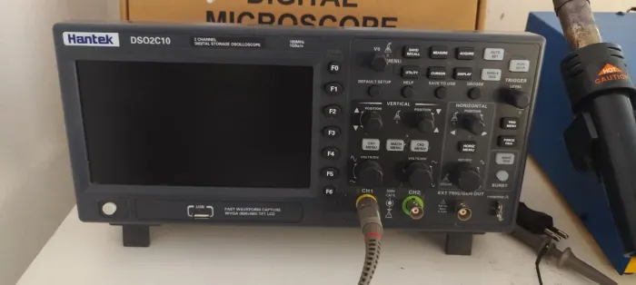 Osciloscópio hantek 1Gs