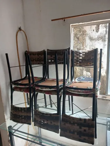 Mesa 6 lugares de vidro