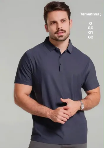 Camisa Polo Tecnológica Malha fria
