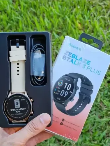Smartwatch Zeblaze BTalk 3 Plus Tela HD 1.39 Borda curva. Entrega Grátis. Leia