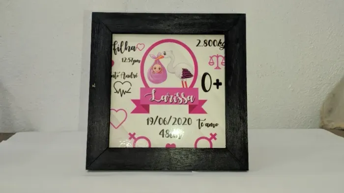Azulejo com Moldura Personalizado