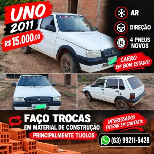 Fiat Uno Mille 1.0 Fire/ F.flex/ Economy 4P 2011