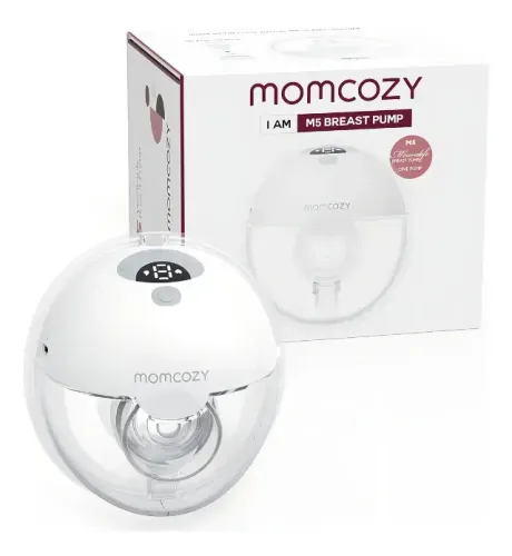 Momcozy M5 Bomba de Tirar Leite Vestível - Elétrica, Sem Fios, Portátil, Discreta com App