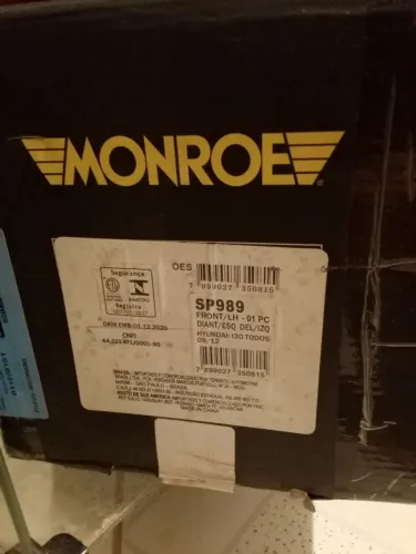 Par de amortecedores dianteiros Monroe para Kia Cerato