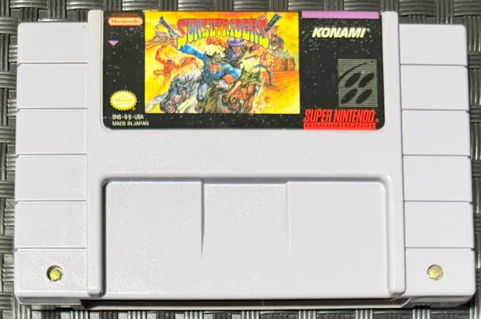 Sunset Riders SNES Original Americano Super Nintendo Konami