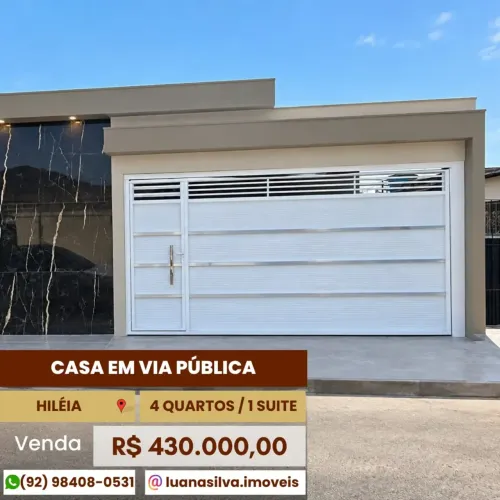 CASA V. PUBLICA (HILEIA) - Imóvel para venda com 4 quartos em Redenção - Manaus - AM