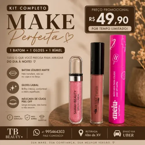 Kit Maquiagem Perfeita