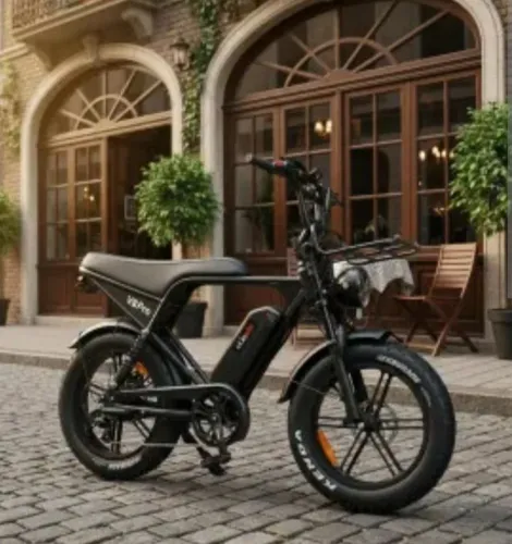Bike elétrica V8 Pro OuXI NFC Bluetooth pneus Slick 2026