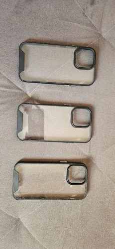 Capa iPhone Pro (11/12/13/14) anti-impacto transparente fosca<br>