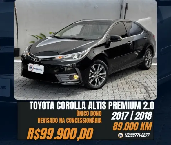 Toyota Corolla Altis 2.0 Flex 16V Aut. 2018