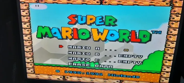 Super nintendo funcionando 100%